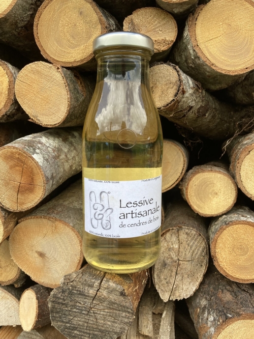 Lessive artisanale de cendres de bois, 250ml