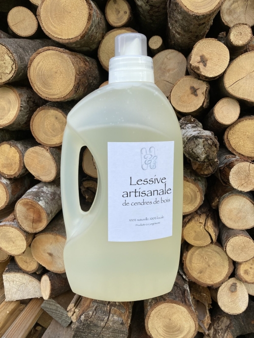 Lessive artisanale de cendres de bois, 1.5l